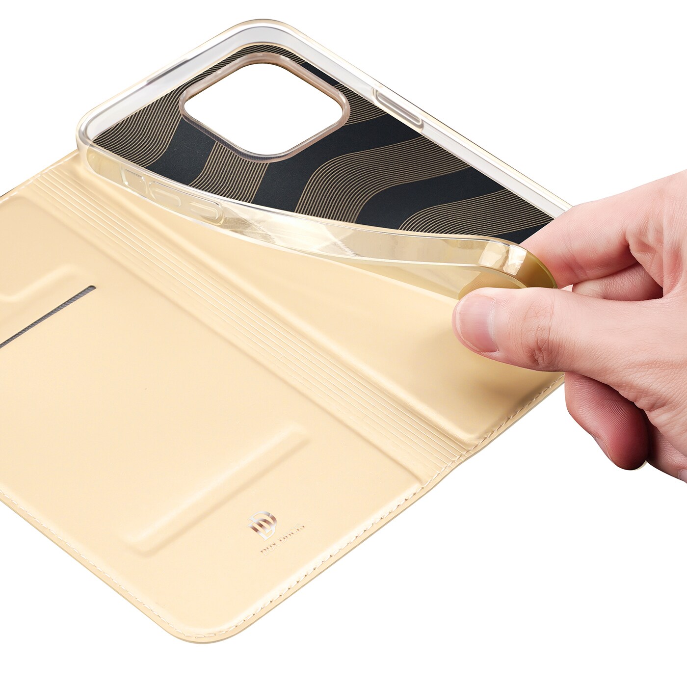 Dux Ducis Skin Pro Holster Flip Cover for iPhone 14 Pro gull