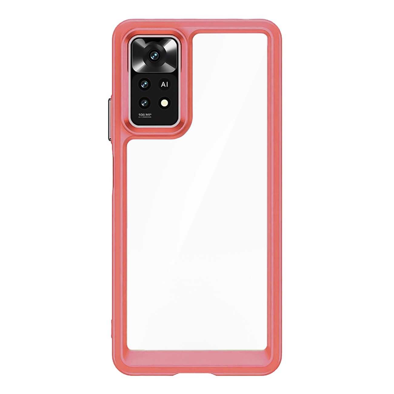 Outer Space Case silikonveske for Xiaomi Poco M4 Pro 5G - rød