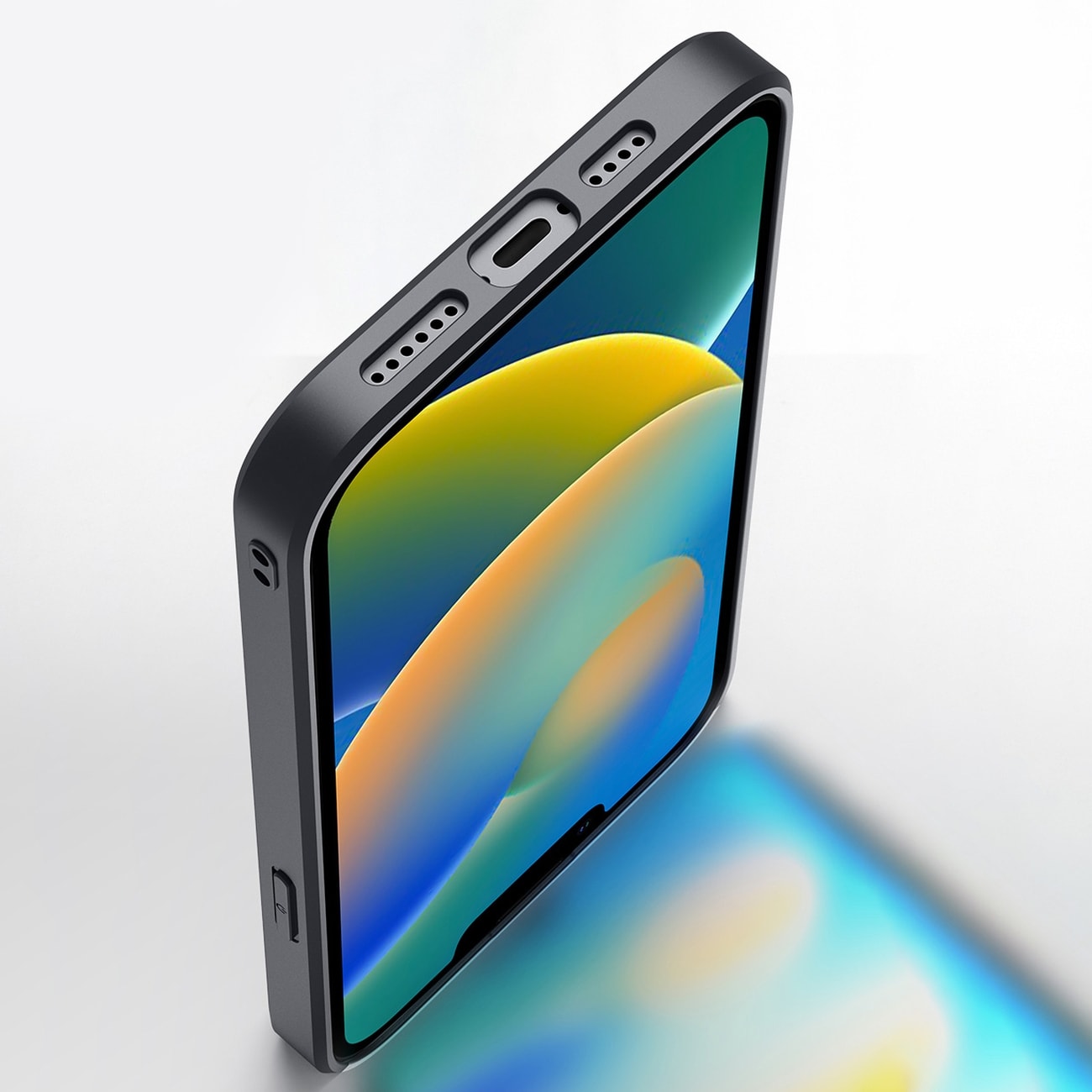 Dux Ducis Fino etui deksel iPhone 14 Plus blå nylon