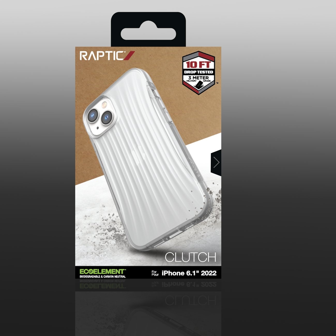 Raptic X-Doria Clutch-etui iPhone 14 bakdeksel klart