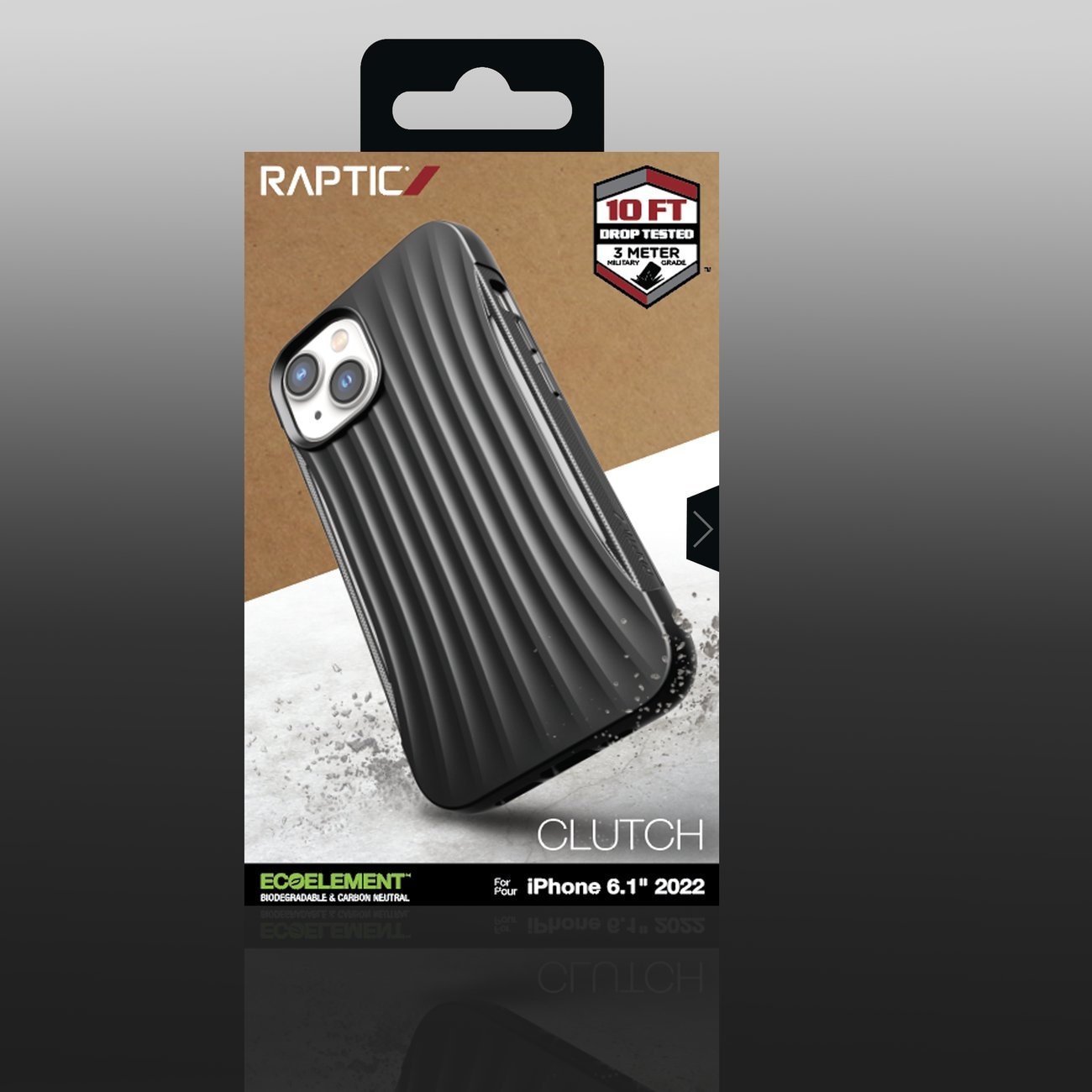 Raptic X-Doria Clutch-etui iPhone 14 bakdeksel svart