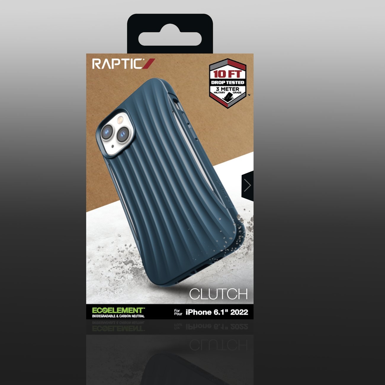 Raptic X-Doria Clutch-etui iPhone 14 bakdeksel blå