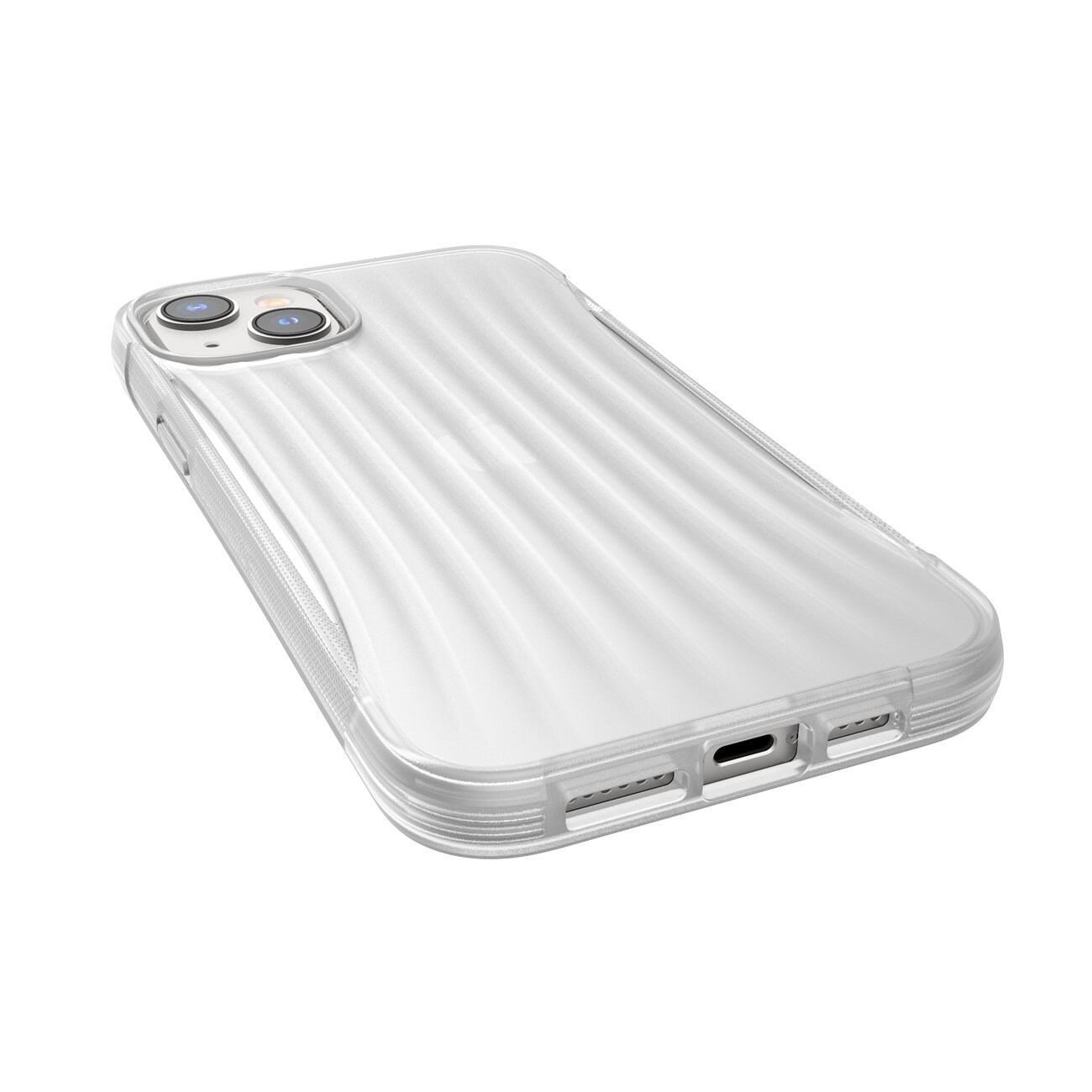 Raptic X-Doria Clutch-etui iPhone 14 Plus gjennomsiktig bakdeksel