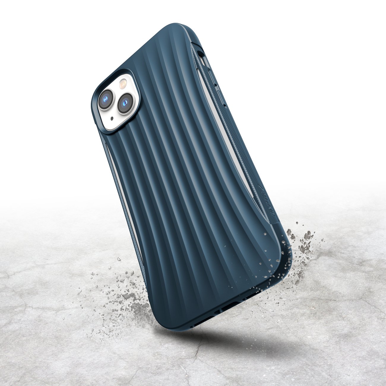 Raptic X-Doria Clutch-etui iPhone 14 Plus bakdeksel blå
