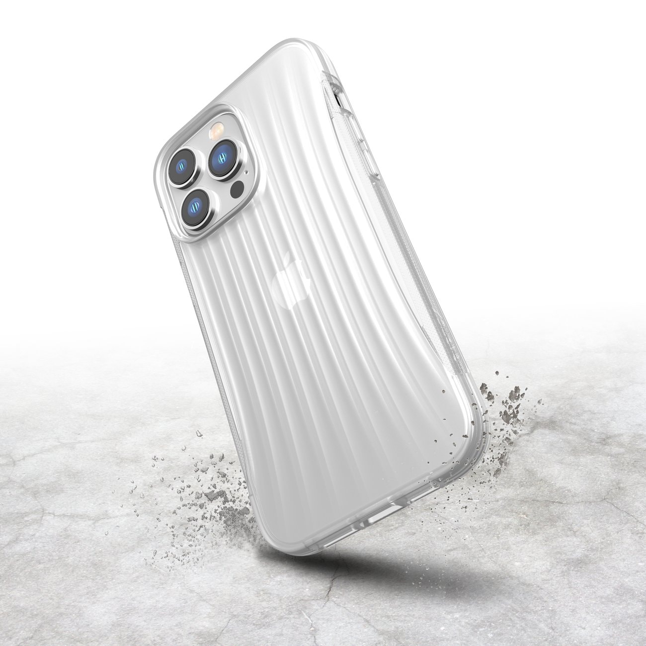 Raptic X-Doria Clutch-etui iPhone 14 Pro gjennomsiktig bakdeksel