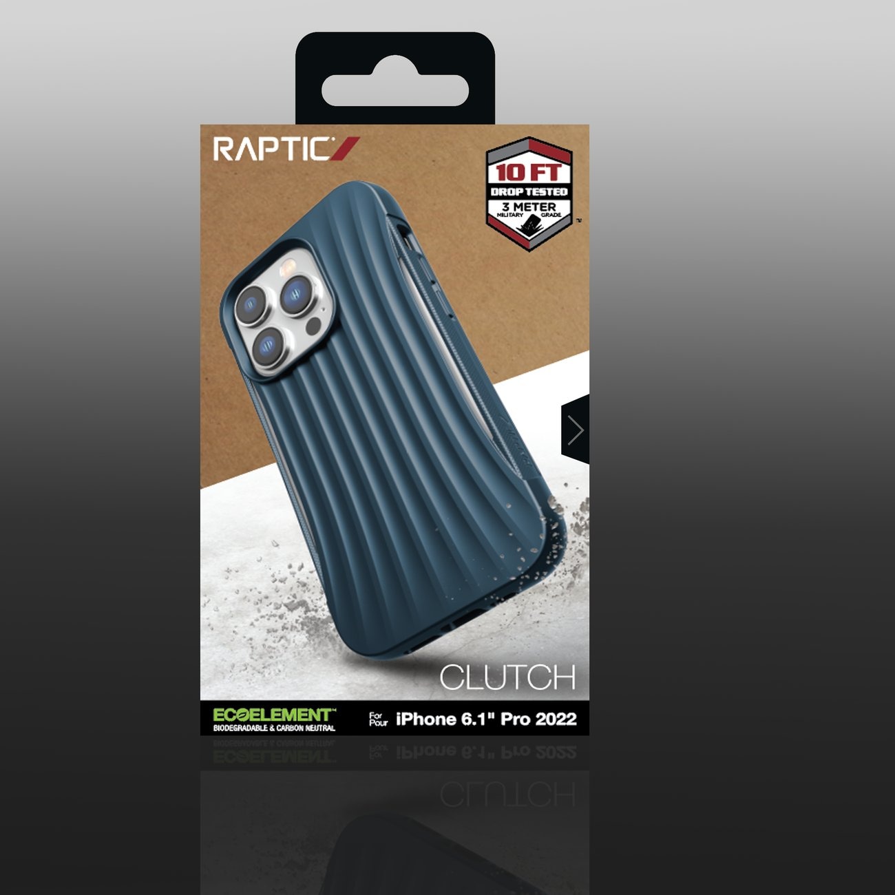 Raptic X-Doria Clutch-etui iPhone 14 Pro bakdeksel blå