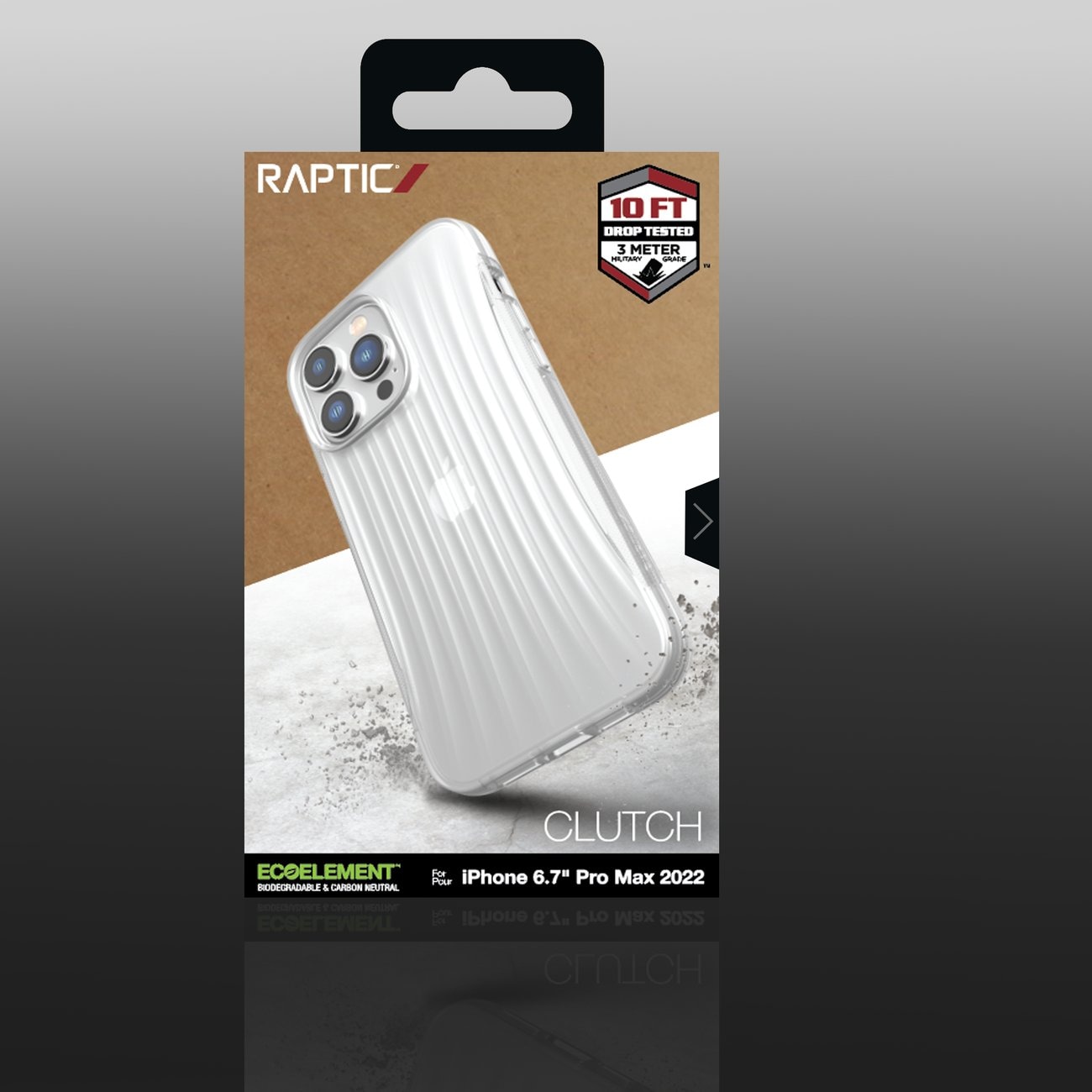 Raptic X-Doria Clutch-etui iPhone 14 Pro Max bakdeksel klart