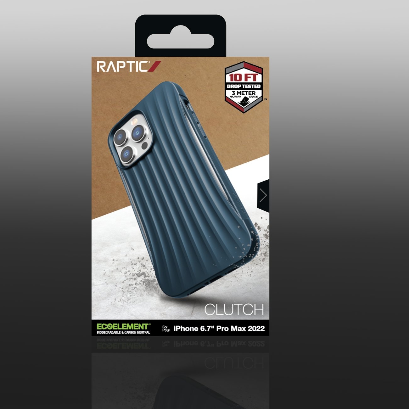 Raptic X-Doria Clutch-etui iPhone 14 Pro Max bakdeksel blå