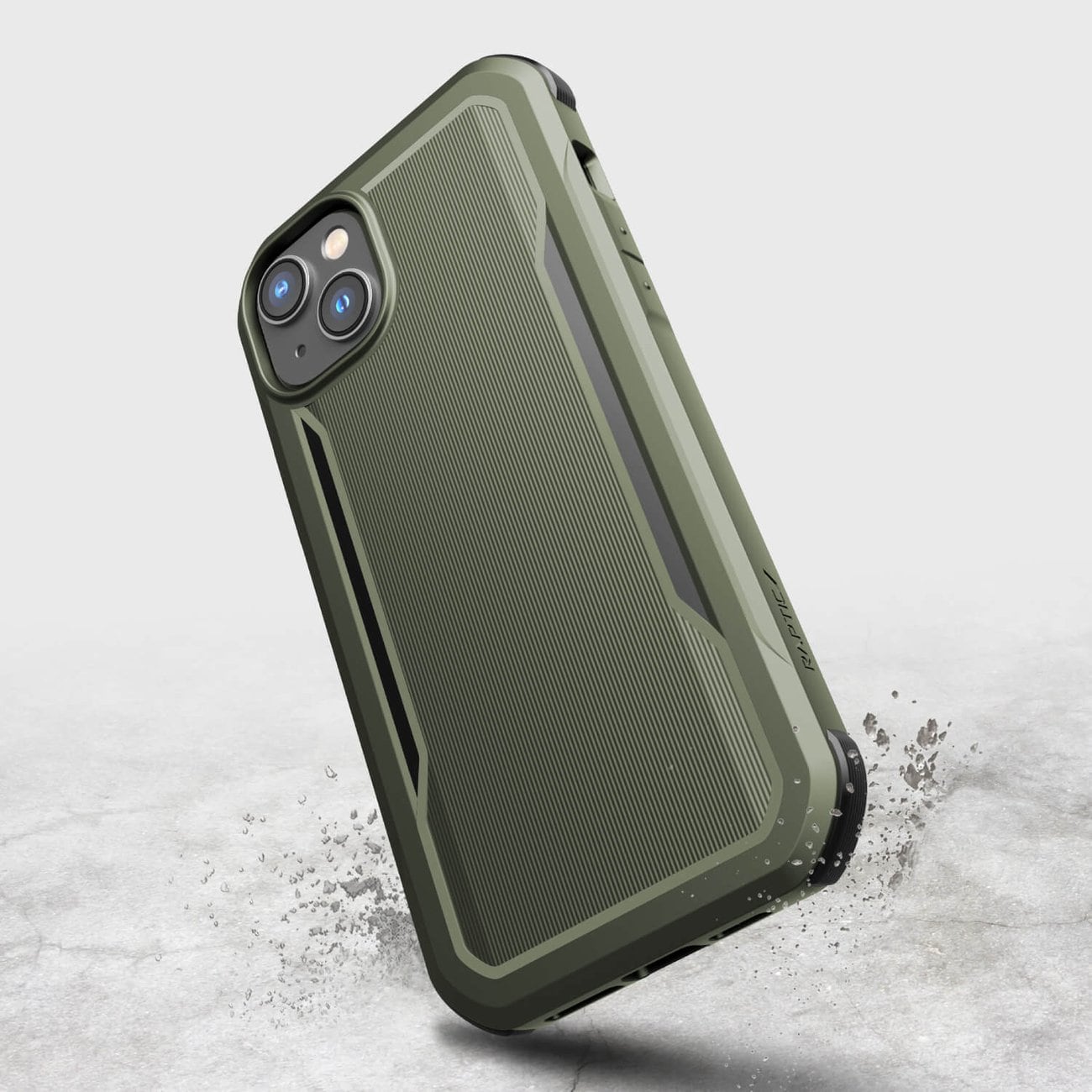 Raptic X-Doria Fort Case iPhone 14 Plus med MagSafe pansrede deksel grønn