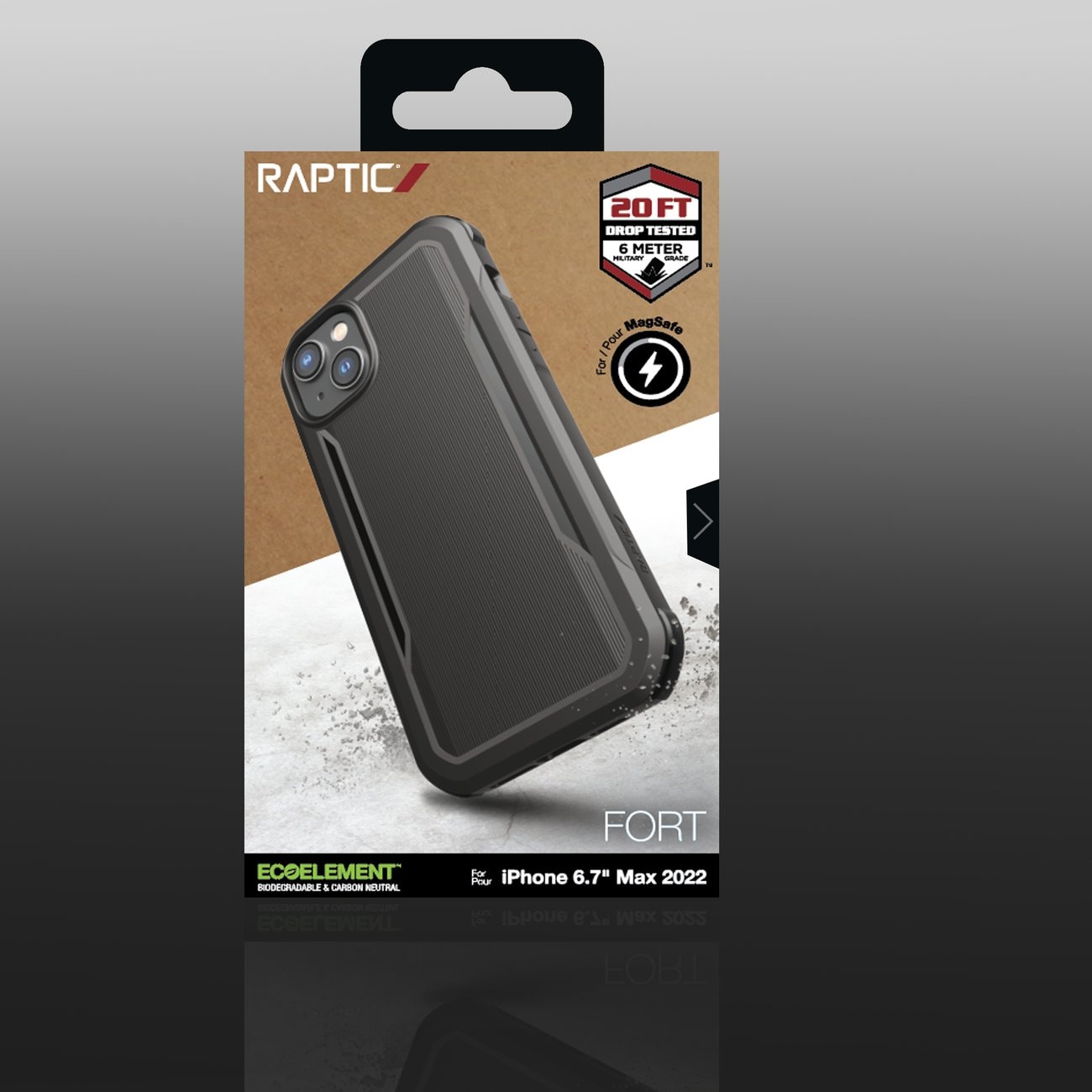 Raptic X-Doria Fort Case iPhone 14 Plus med MagSafe pansret deksel svart