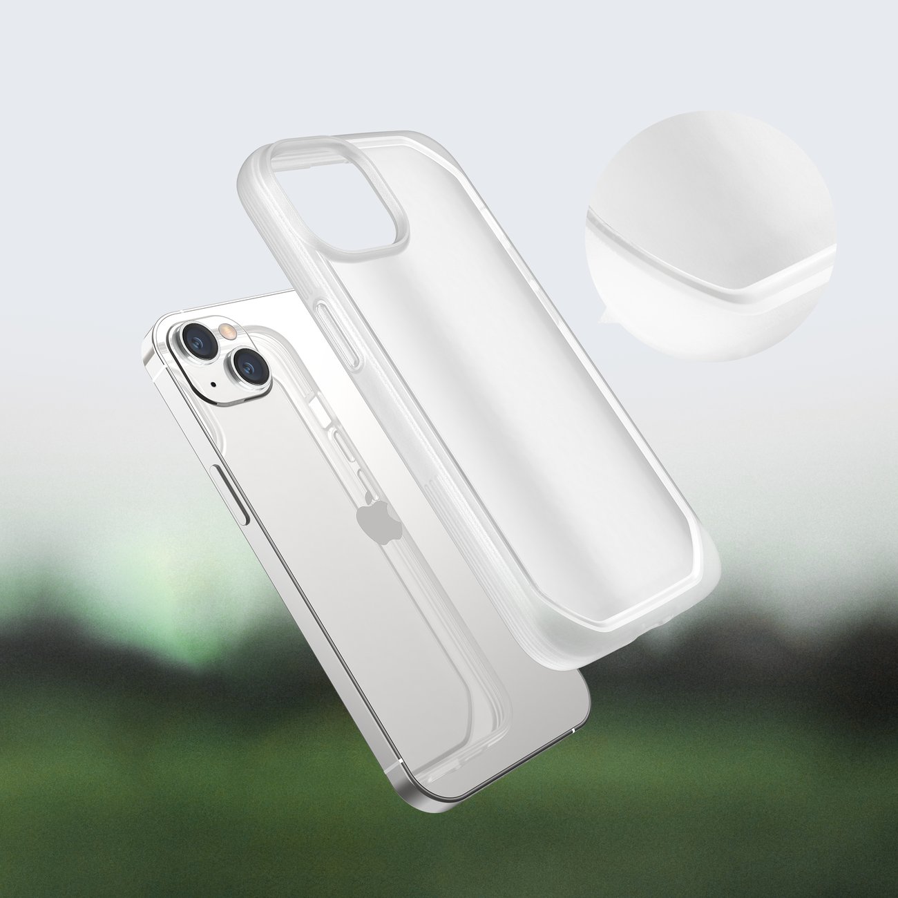 Raptic X-Doria Slim Case iPhone 14 Plus bakdeksel klart