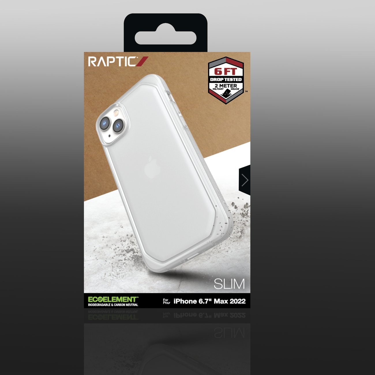 Raptic X-Doria Slim Case iPhone 14 Plus bakdeksel klart