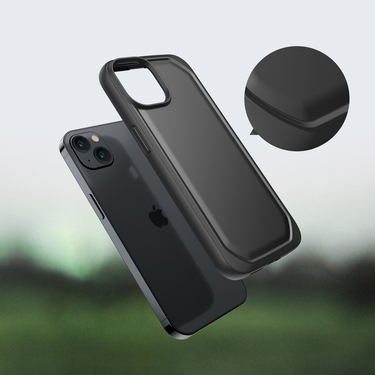 Raptic X-Doria Slim Case iPhone 14 Plus bakdeksel svart
