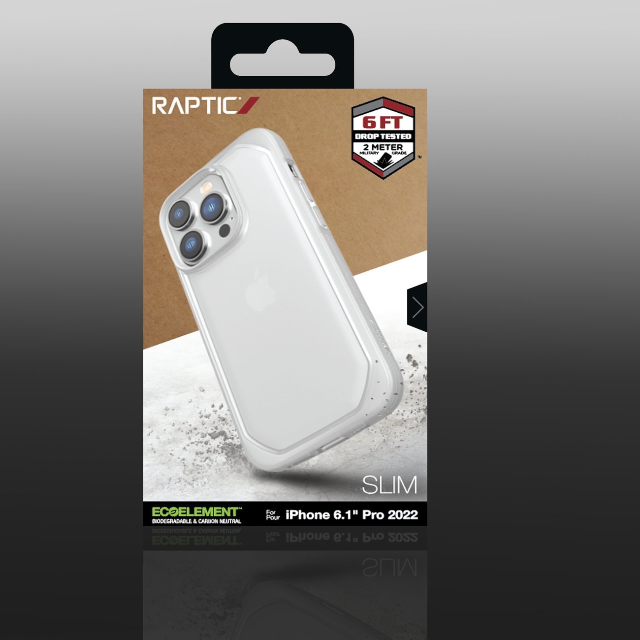 Raptic X-Doria Slim Case iPhone 14 Pro bakdeksel klart