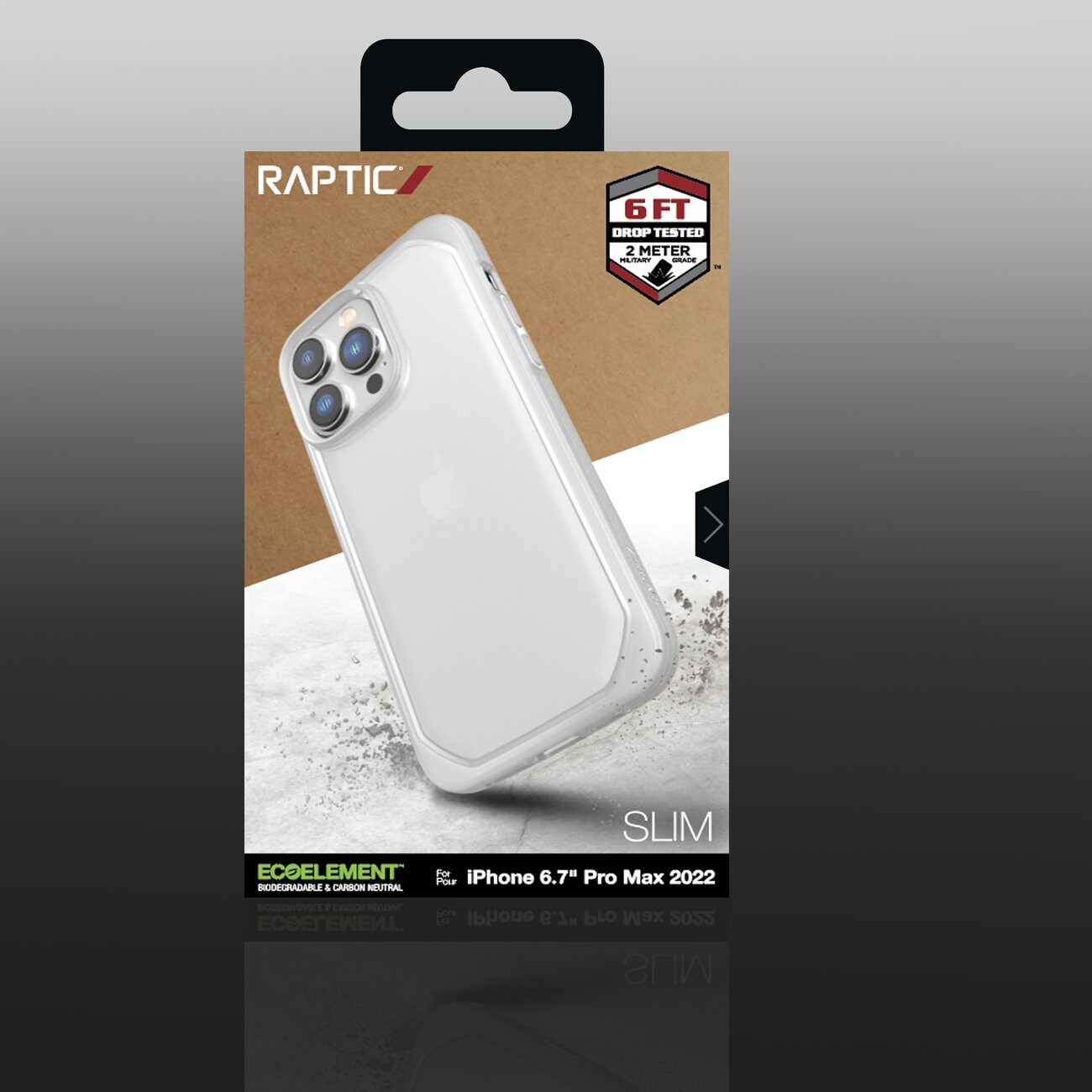 Raptic X-Doria Slim Case iPhone 14 Pro Max gjennomsiktig bakdeksel