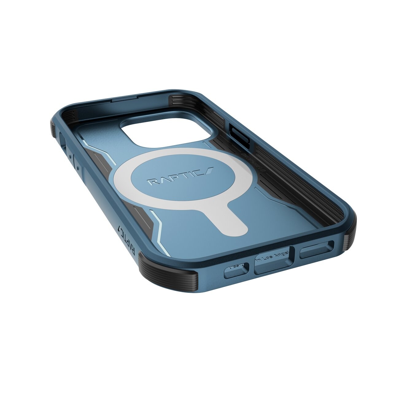 Raptic X-Doria Fort Case iPhone 14 Pro med MagSafe pansret blått deksel