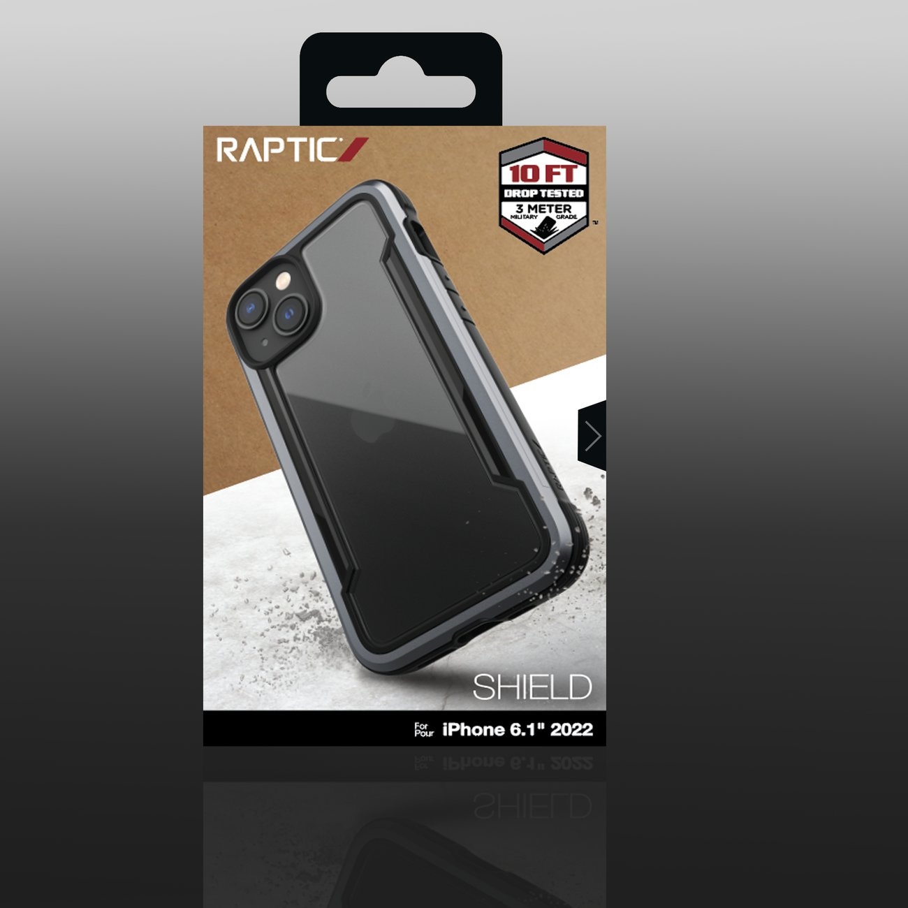 Raptic X-Doria Shield Case iPhone 14 pansrede deksel svart