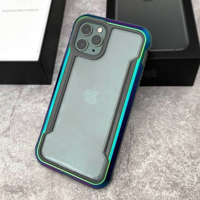 Raptic X-Doria Shield-etui for iPhone 14 Plus opal deksel