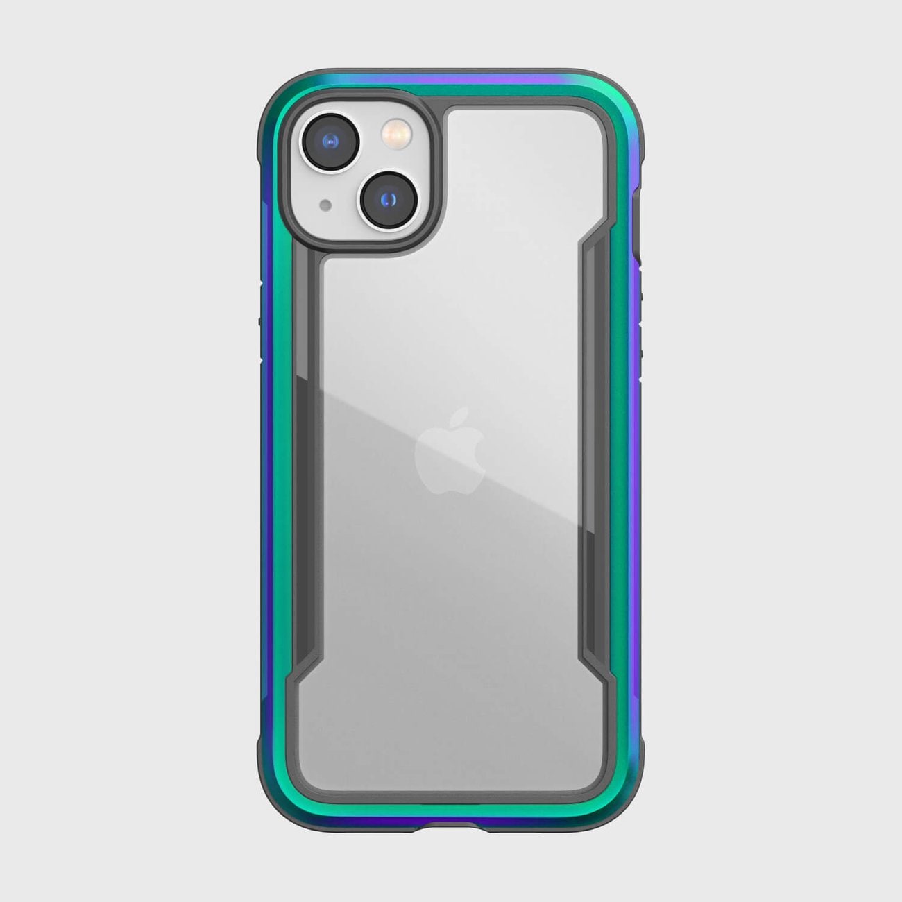Raptic X-Doria Shield-etui for iPhone 14 Plus opal deksel