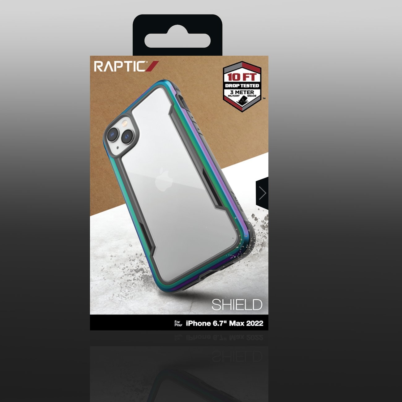 Raptic X-Doria Shield-etui for iPhone 14 Plus opal deksel
