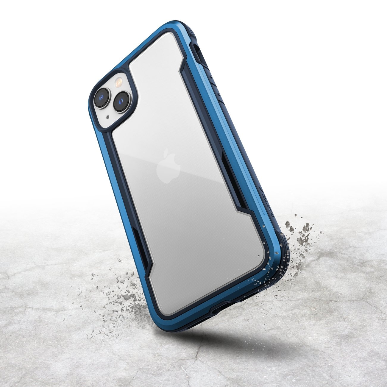 Raptic X-Doria Shield Case iPhone 14 Plus pansrede deksel blå