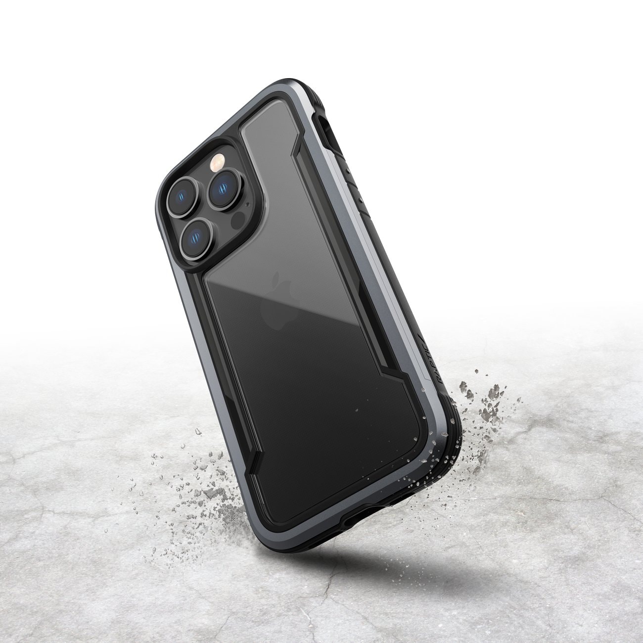 Raptic X-Doria Shield Case iPhone 14 Pro pansret deksel svart