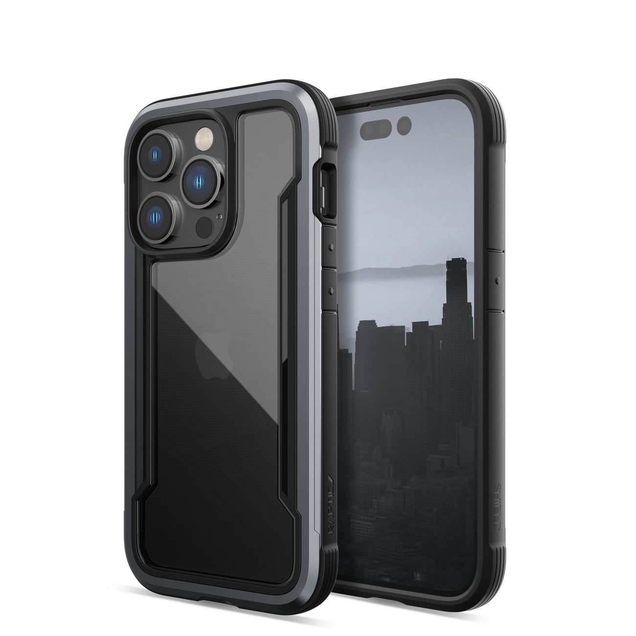 Raptic X-Doria Shield Case iPhone 14 Pro pansret deksel svart