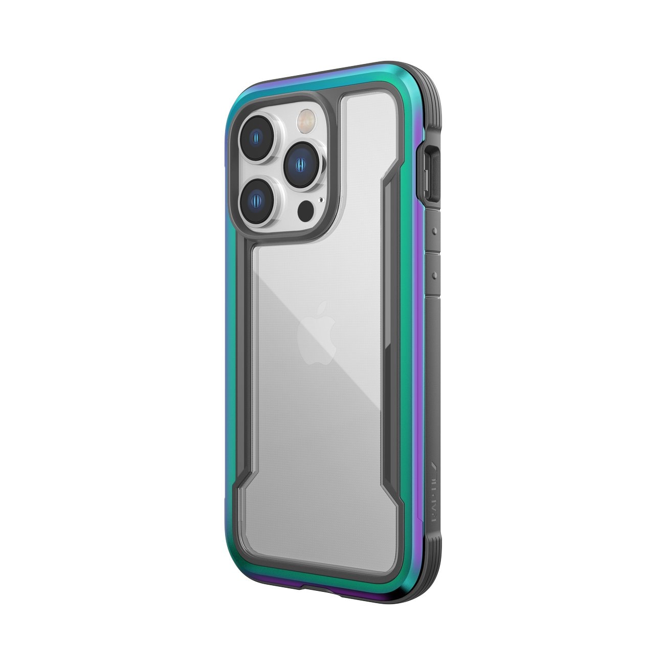 Raptic X-Doria Shield-etui iPhone 14 Pro pansret opal deksel