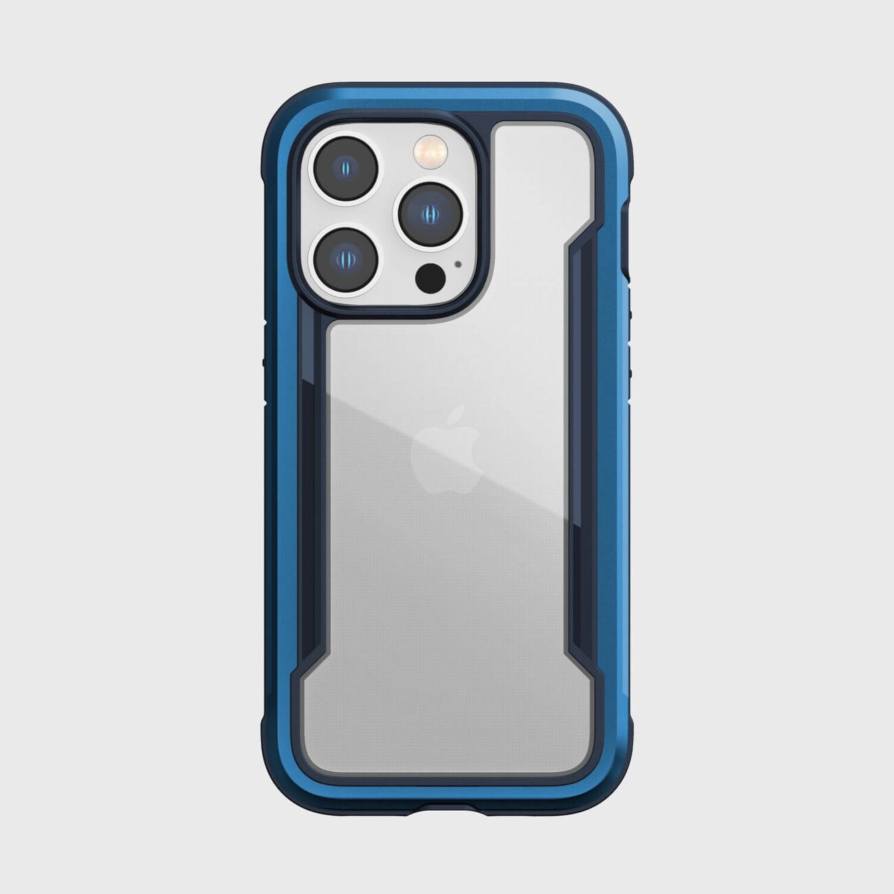 Raptic X-Doria Shield-etui iPhone 14 Pro pansrede deksel blå