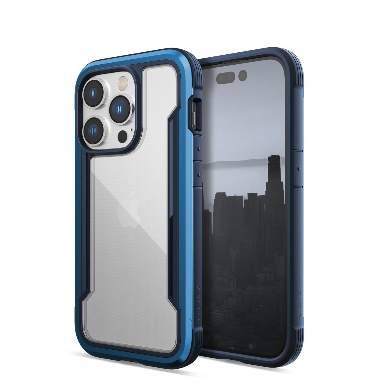 Raptic X-Doria Shield-etui iPhone 14 Pro pansrede deksel blå