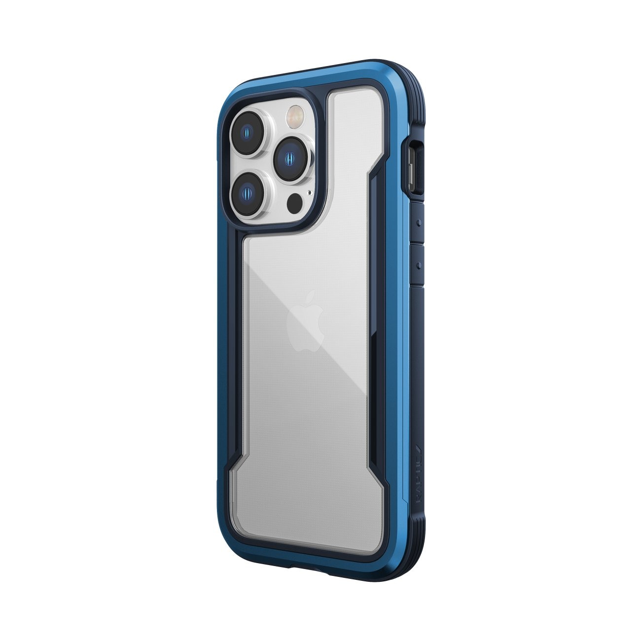 Raptic X-Doria Shield-etui iPhone 14 Pro pansrede deksel blå