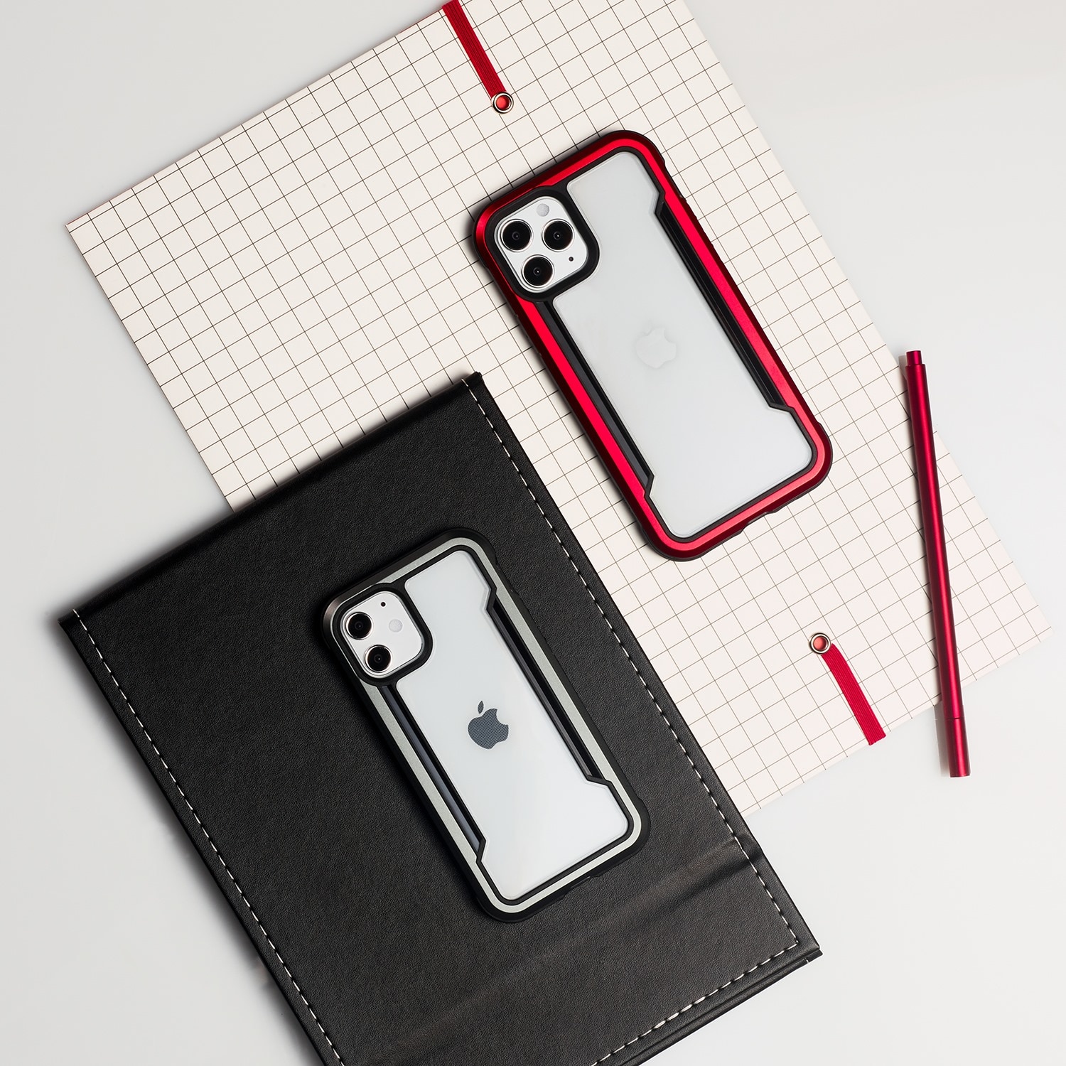 Raptic X-Doria Shield-etui iPhone 14 Pro Max pansret deksel blå