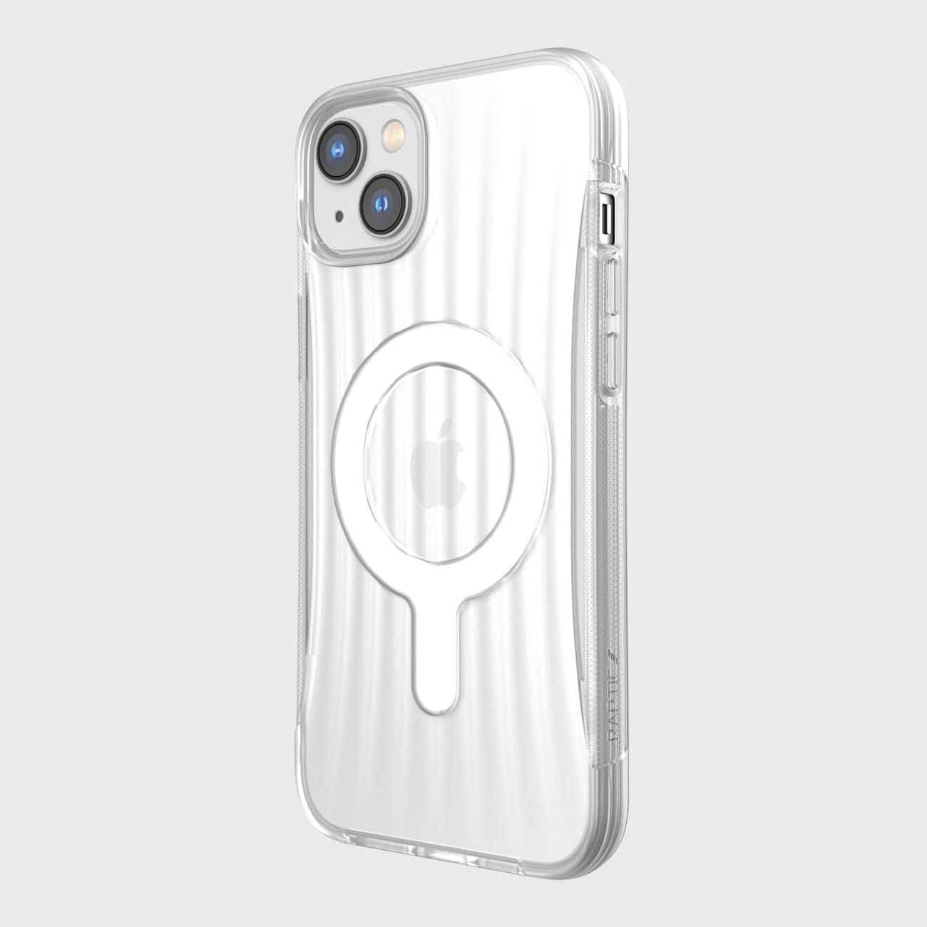 Raptic X-Doria Clutch-etui iPhone 14 Plus med MagSafe-bakdeksel gjennomsiktig