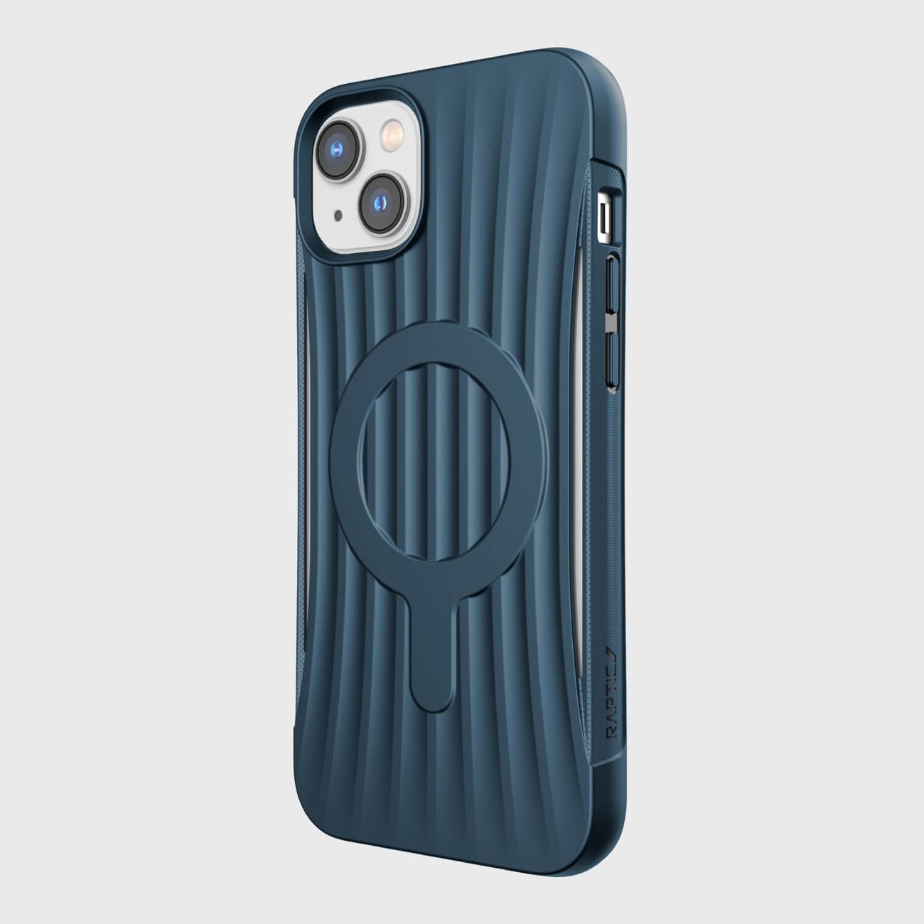 Raptic X-Doria Clutch-etui iPhone 14 Plus med MagSafe-bakdeksel blå