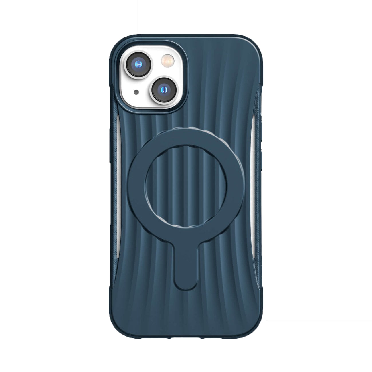 Raptic X-Doria Clutch-etui iPhone 14 Plus med MagSafe-bakdeksel blå