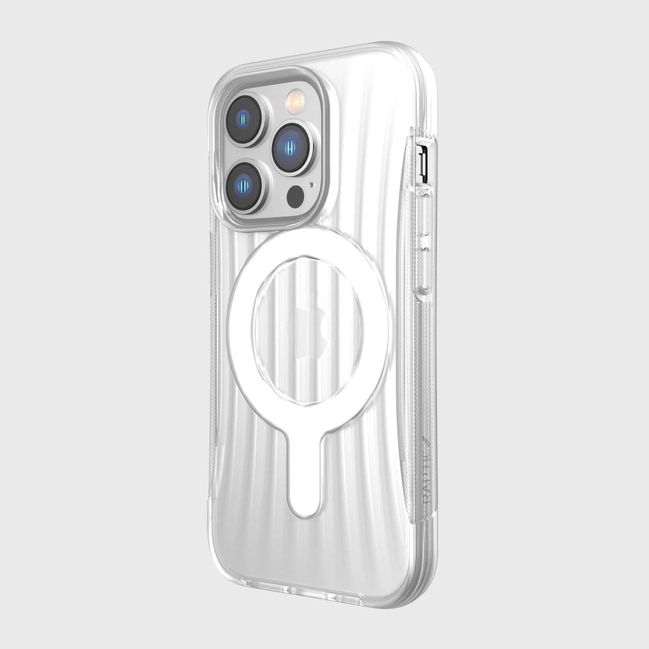 Raptic X-Doria Clutch-etui iPhone 14 Pro med MagSafe-bakdeksel gjennomsiktig