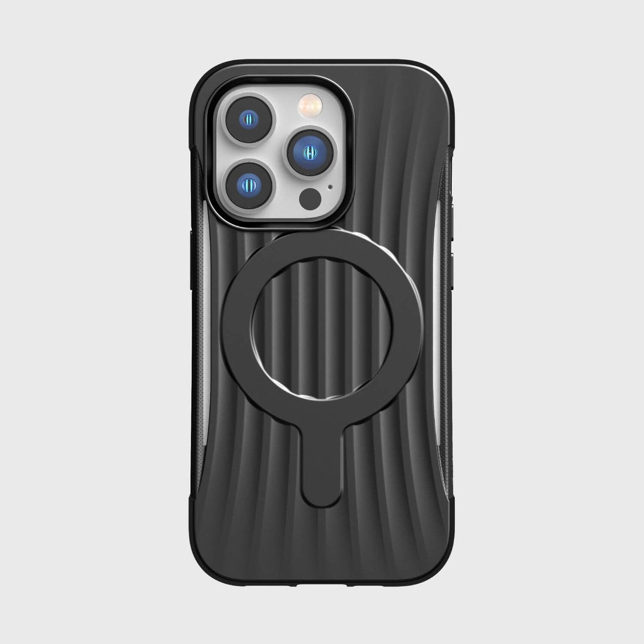 Raptic X-Doria Clutch-etui iPhone 14 Pro med MagSafe-bakdeksel svart