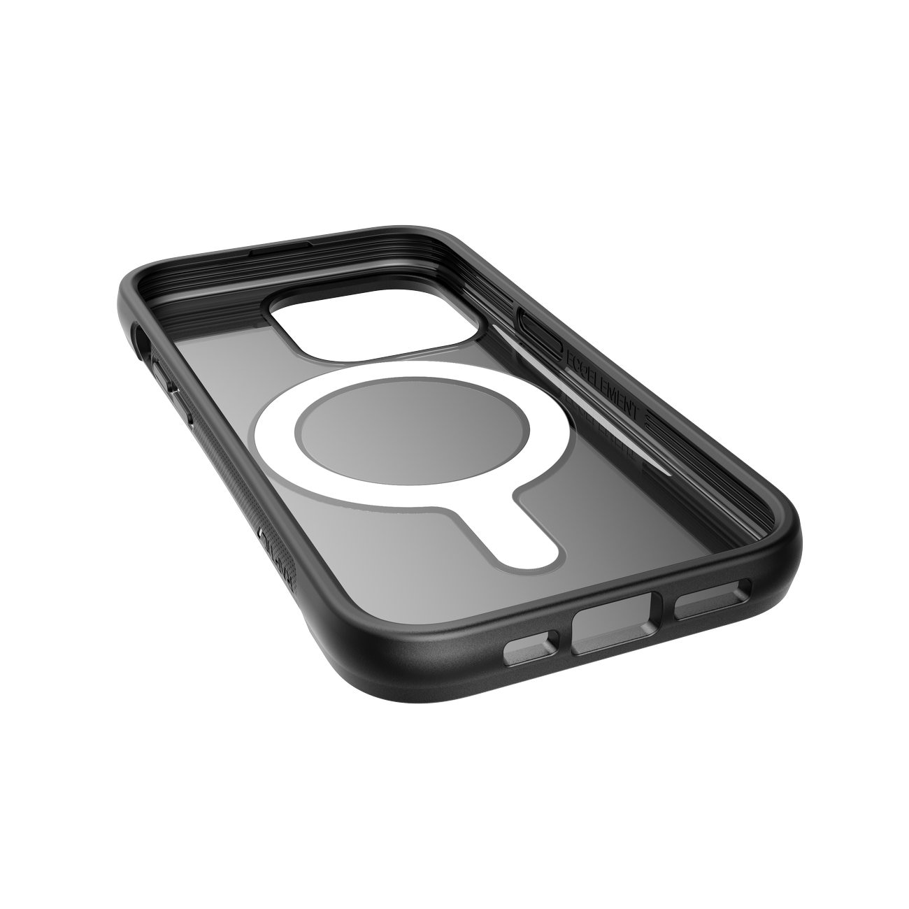 Raptic X-Doria Clutch-etui iPhone 14 Pro med MagSafe-bakdeksel svart