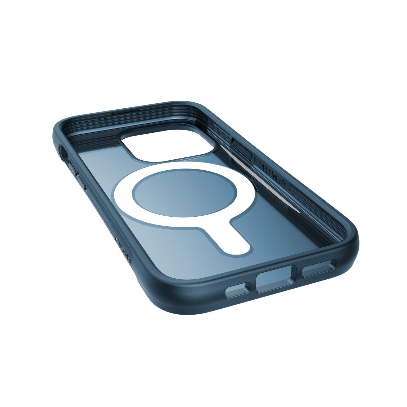 Raptic X-Doria Clutch-etui iPhone 14 Pro med MagSafe-bakdeksel blå