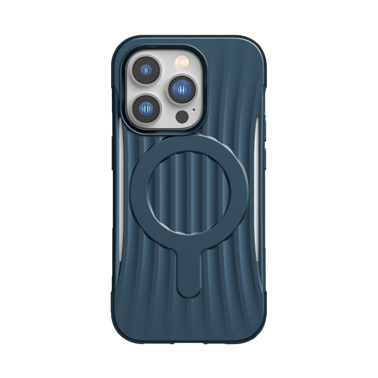 Raptic X-Doria Clutch-etui iPhone 14 Pro med MagSafe-bakdeksel blå