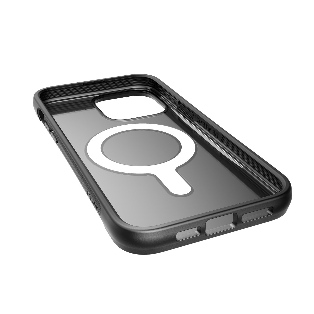 Raptic X-Doria Clutch-etui iPhone 14 Pro Max med MagSafe-bakdeksel svart