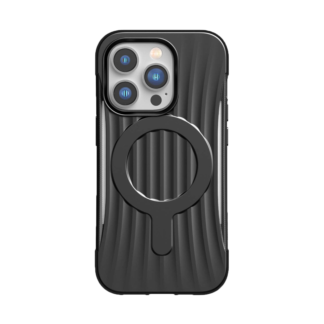 Raptic X-Doria Clutch-etui iPhone 14 Pro Max med MagSafe-bakdeksel svart