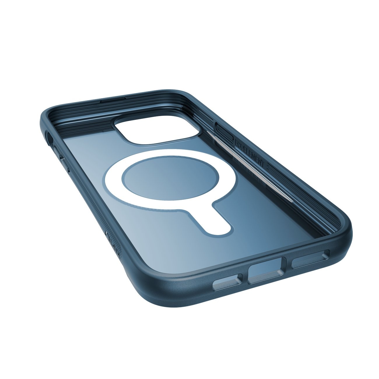 Raptic X-Doria Clutch-etui iPhone 14 Pro Max med MagSafe-bakdeksel blå