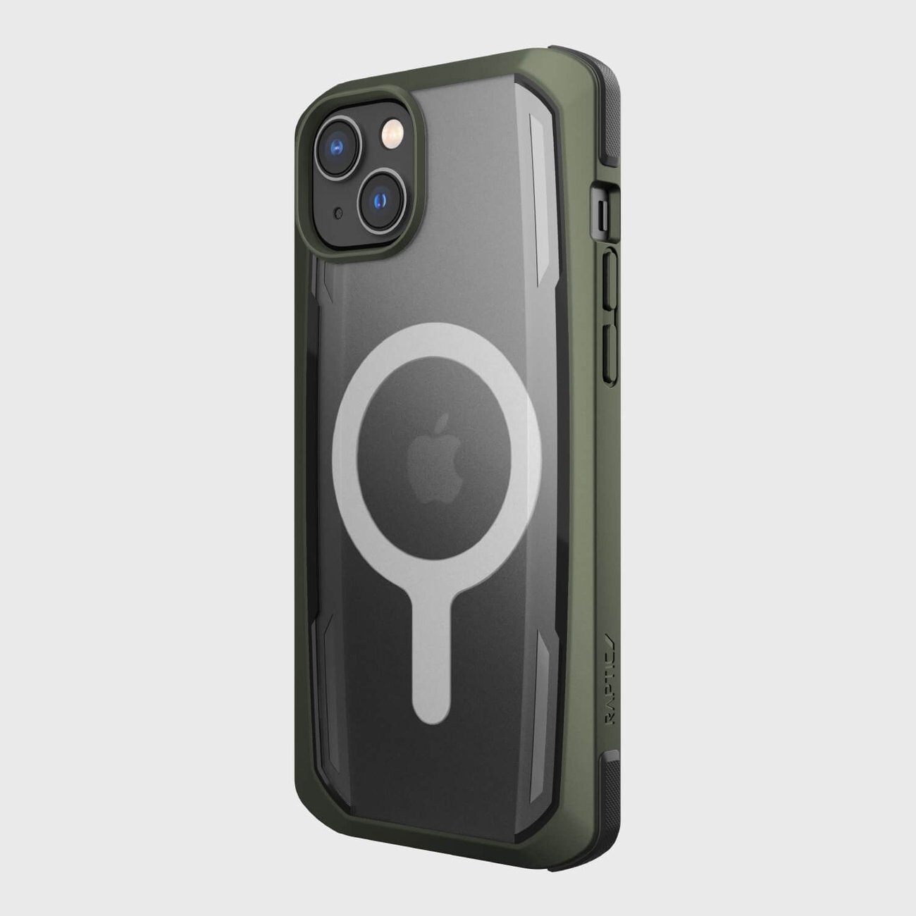 Raptic X-Doria Secure Case iPhone 14 Plus med MagSafe pansrede deksel grønn