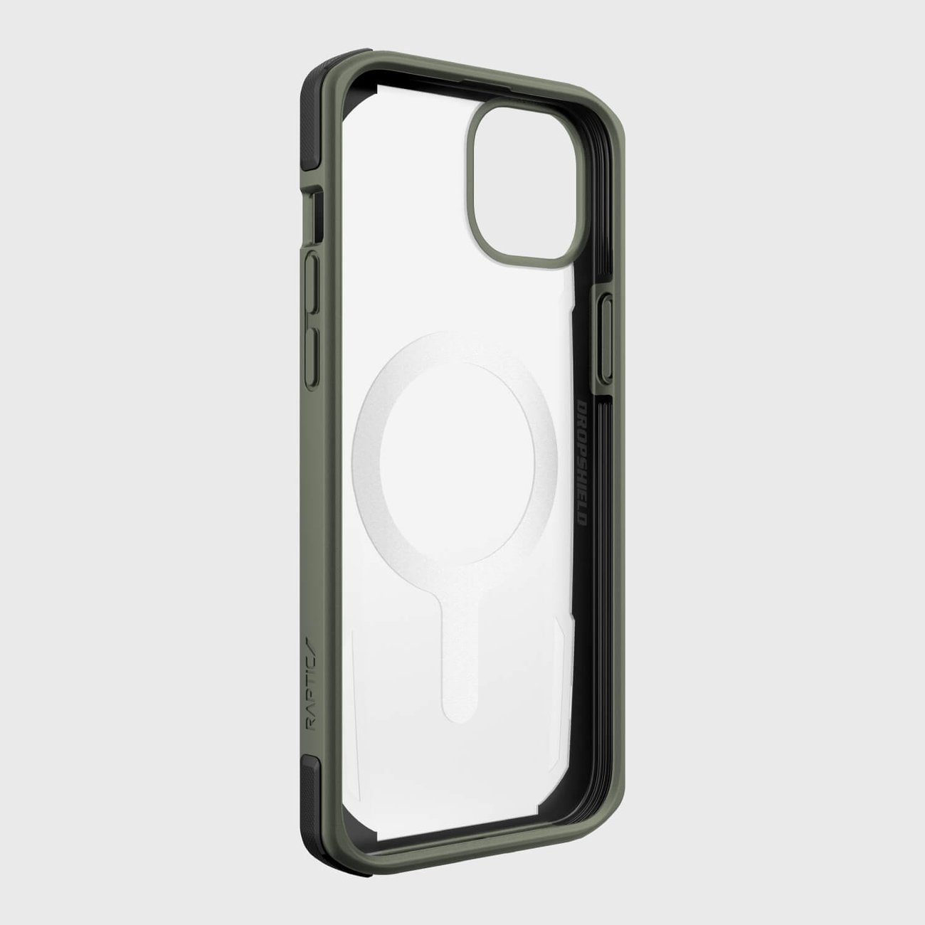 Raptic X-Doria Secure Case iPhone 14 Plus med MagSafe pansrede deksel grønn