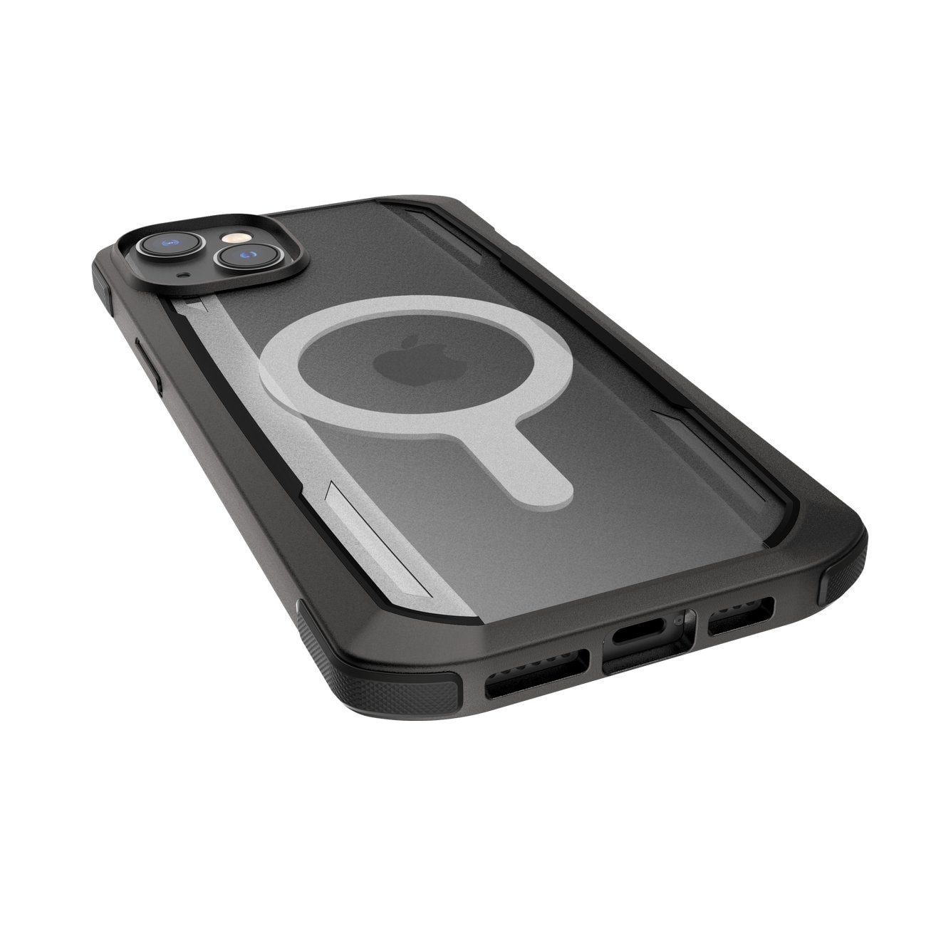 Raptic X-Doria Secure Case for iPhone 14 Pro med MagSafe pansrede deksel svart
