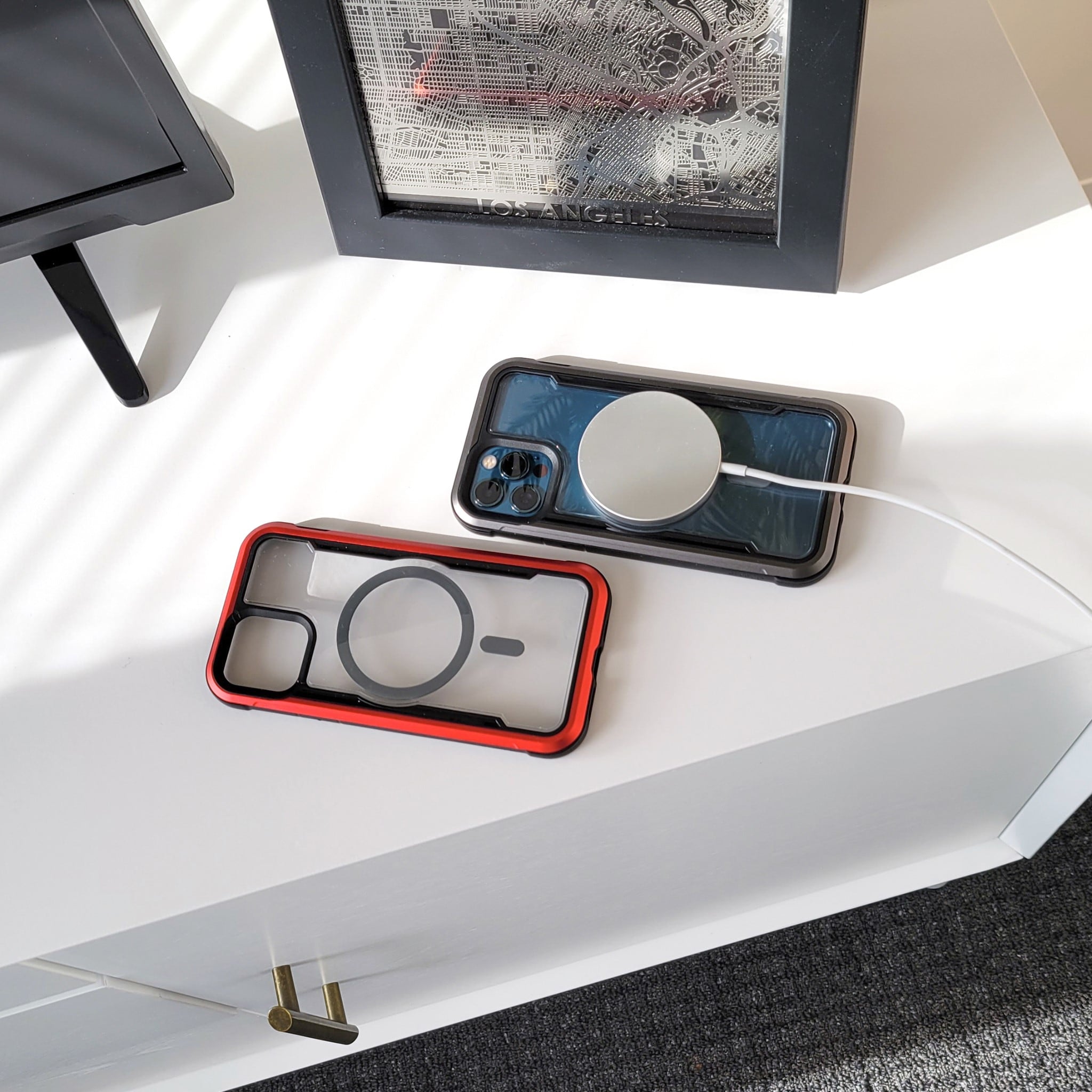Raptic X-Doria Secure Case iPhone 14 Pro med MagSafe pansrede deksel grønn