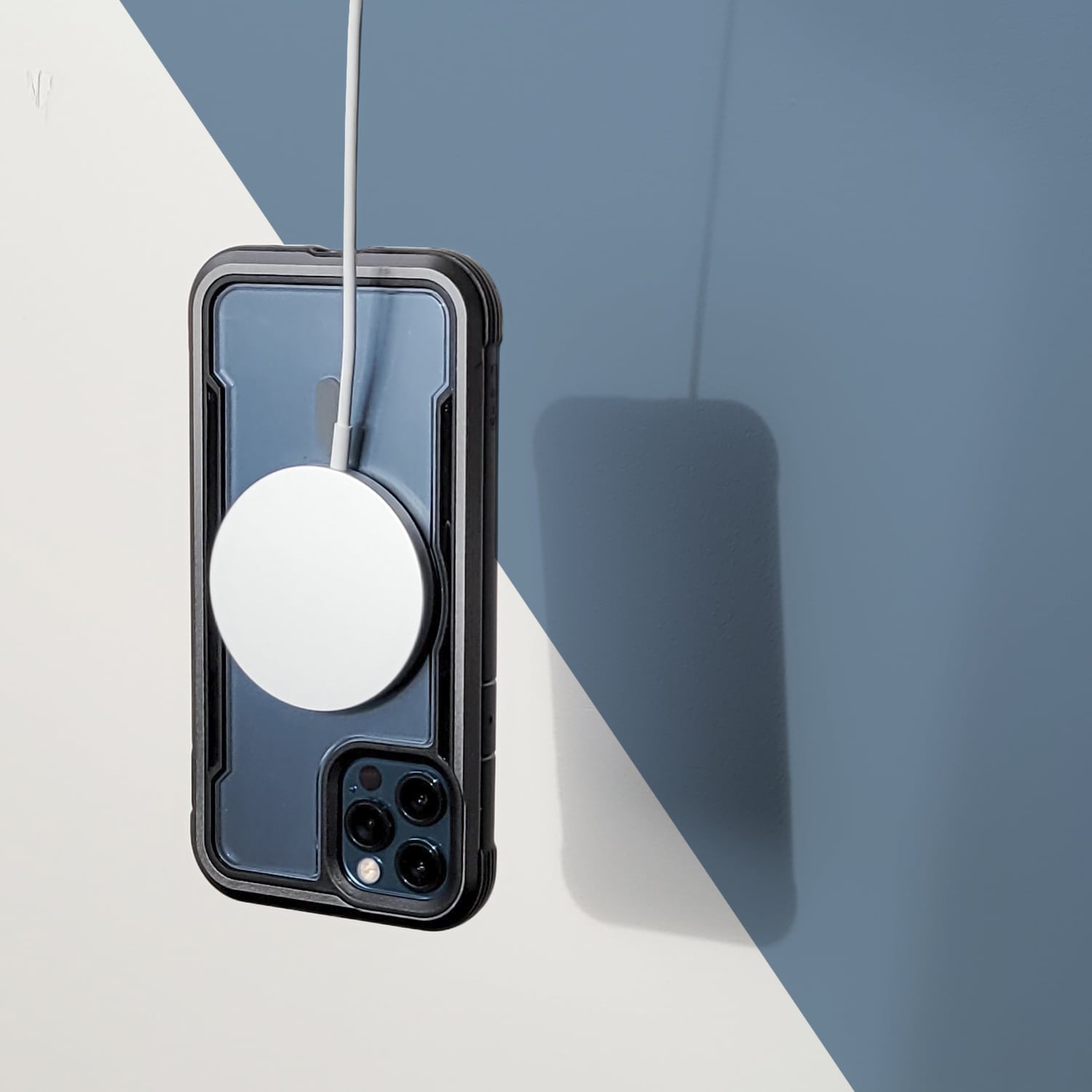 Raptic X-Doria Secure Case for iPhone 14 Pro Max med MagSafe pansrede deksel blå