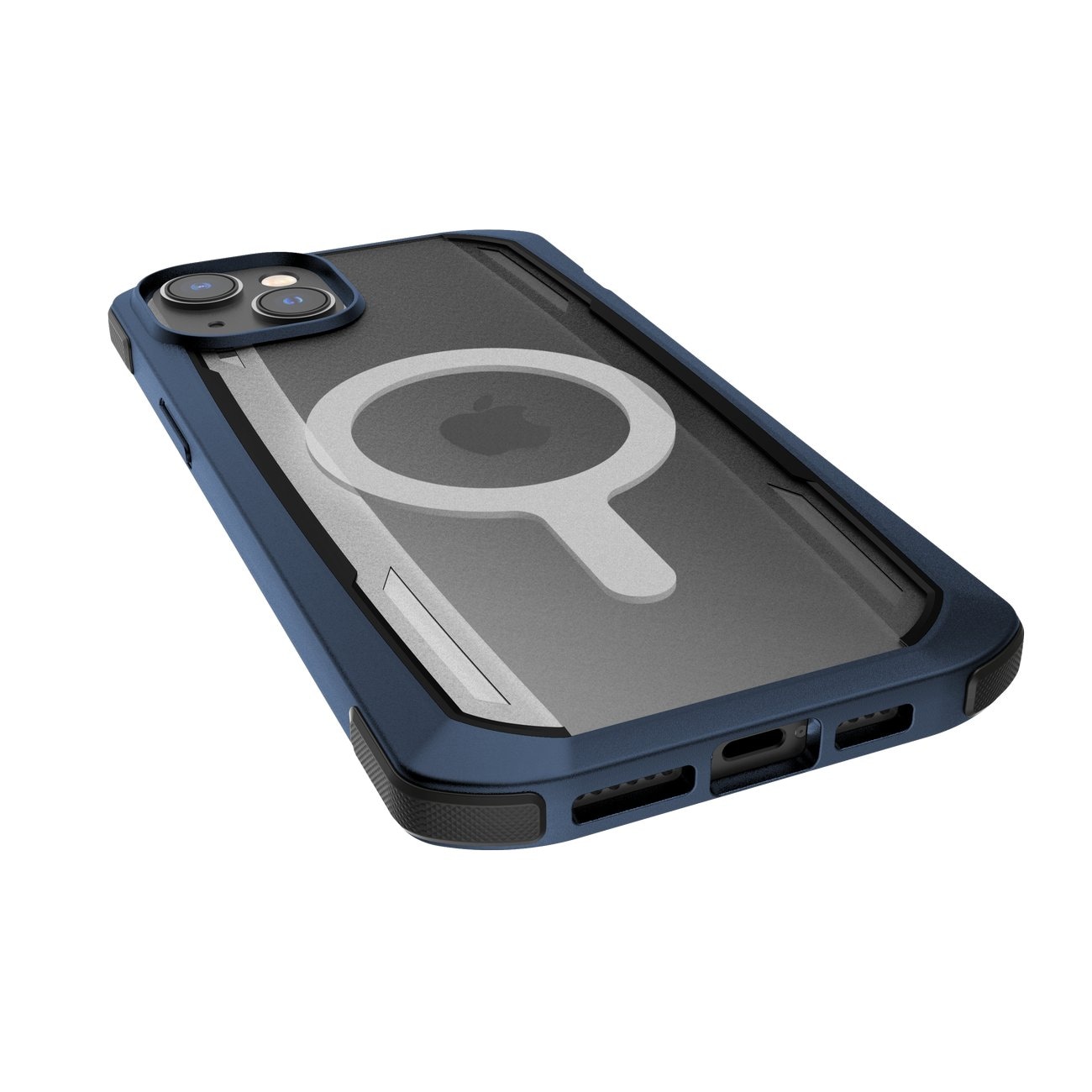 Raptic X-Doria Secure Case for iPhone 14 Pro Max med MagSafe pansrede deksel blå