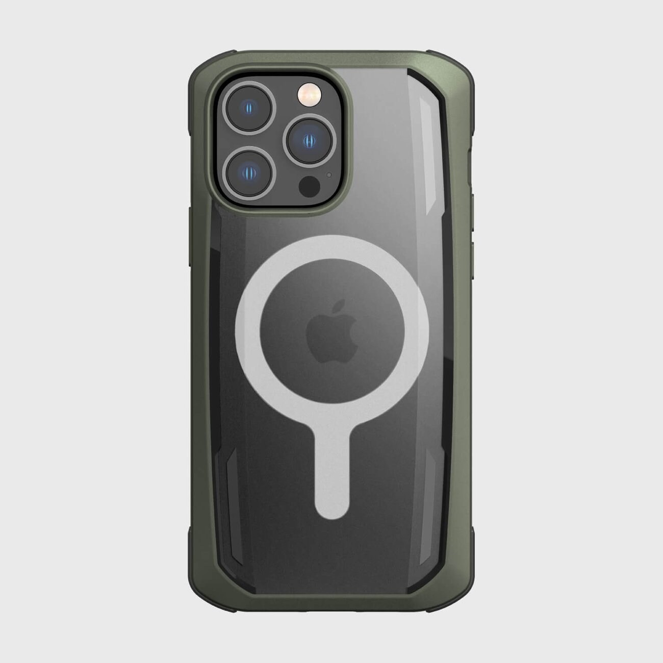 Raptic X-Doria Secure Case for iPhone 14 Pro Max med MagSafe pansret deksel grønt